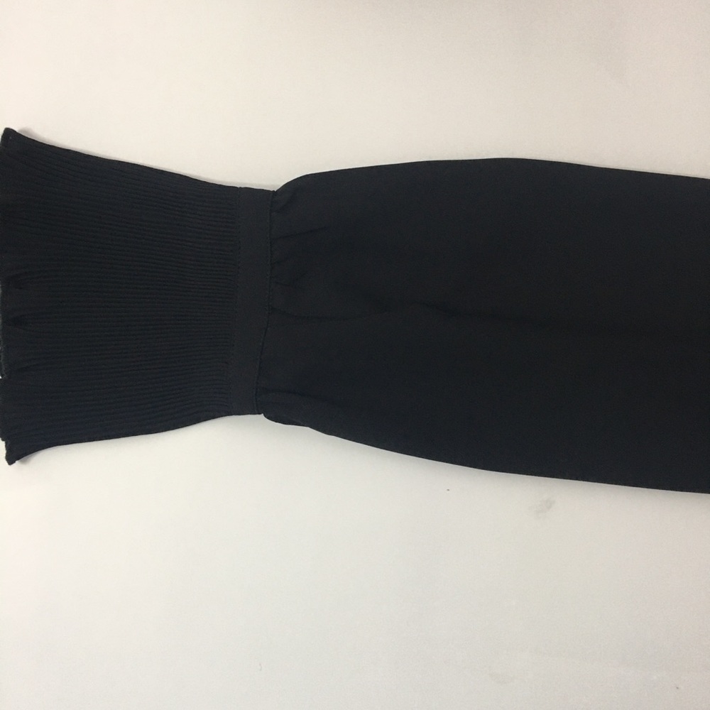 Current Air Sheer Black Long Sleeve Top Size Large - Picture 4 of 8
